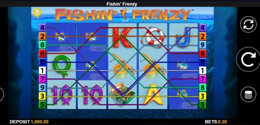 fishin frenzy demo